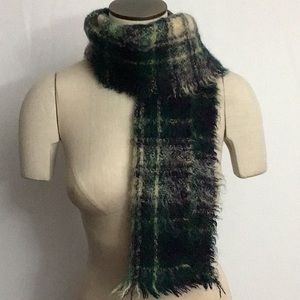 Vintage Scottish Mohair and Wool Scarf